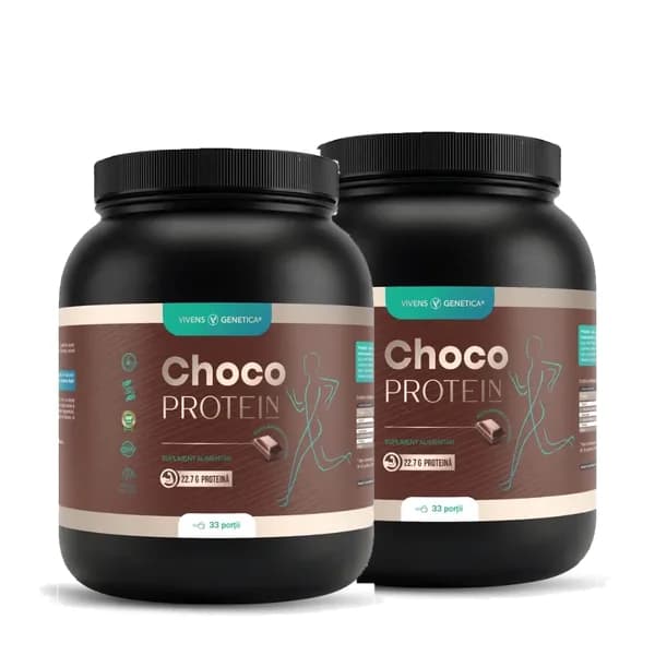 ChocoProtein, Concentrat Proteic din Zer, ciocolată, 2 bucăți