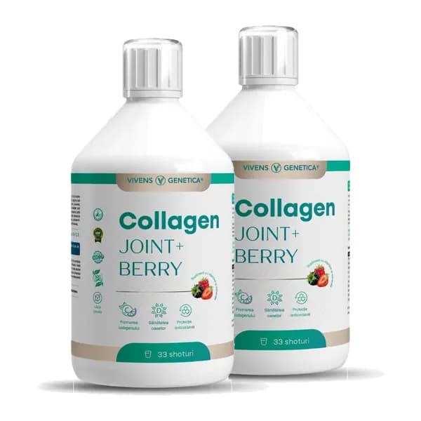 Collagen Joint+ Berry, Colagen Lichid Hidrolizat Tip I, II și III, 2 bucăți