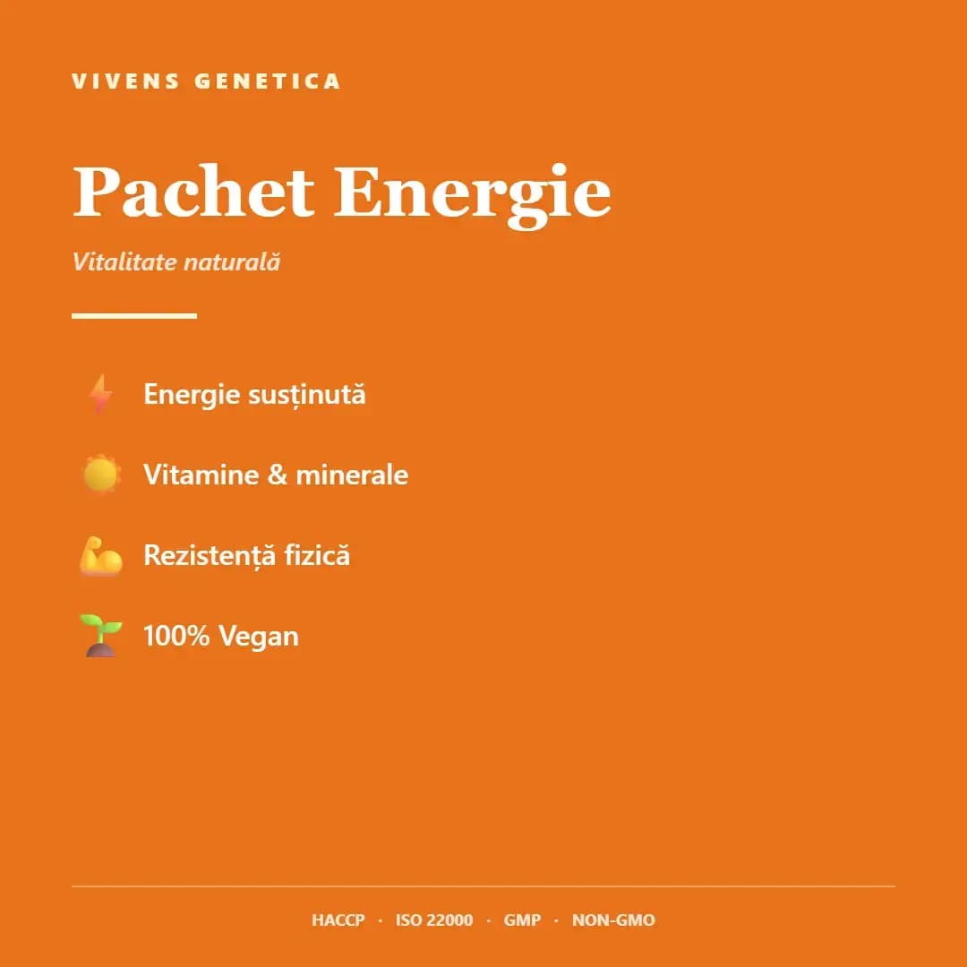 pachet energie cu vitamine complete și detox ficat