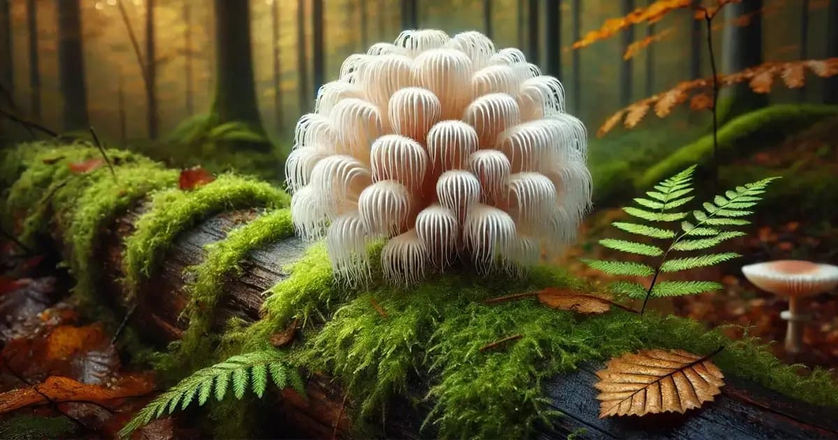 Ce este Lion's Mane Hericium erinaceus, ghid complet despre ciuperca pentru concentrare și memorie