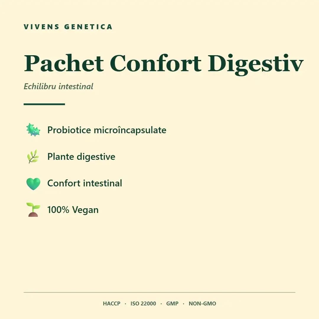 pachet confort digestiv cu probiotice și detox ficat