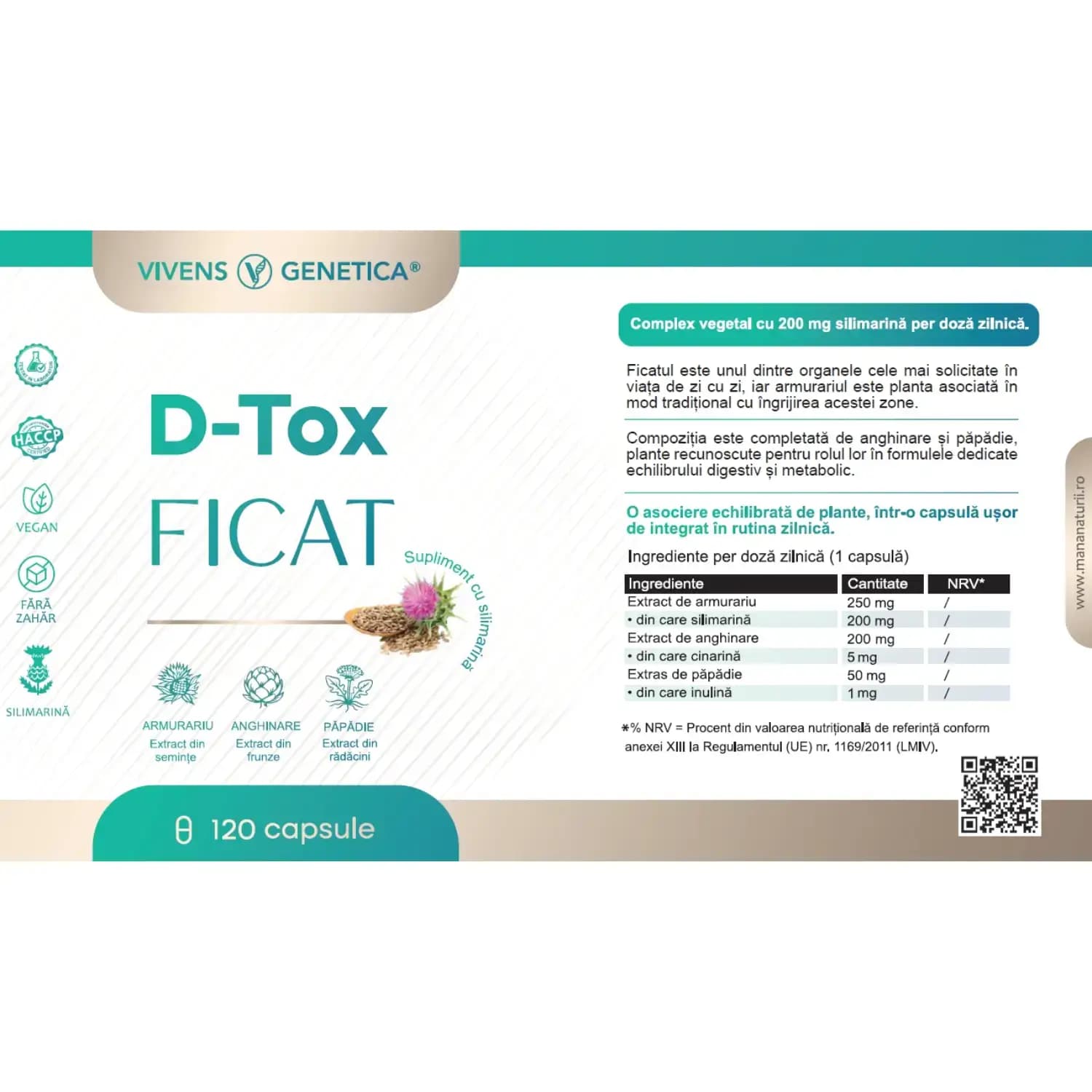 pachet detox plus cu silimarina, probiotice și chimen negru