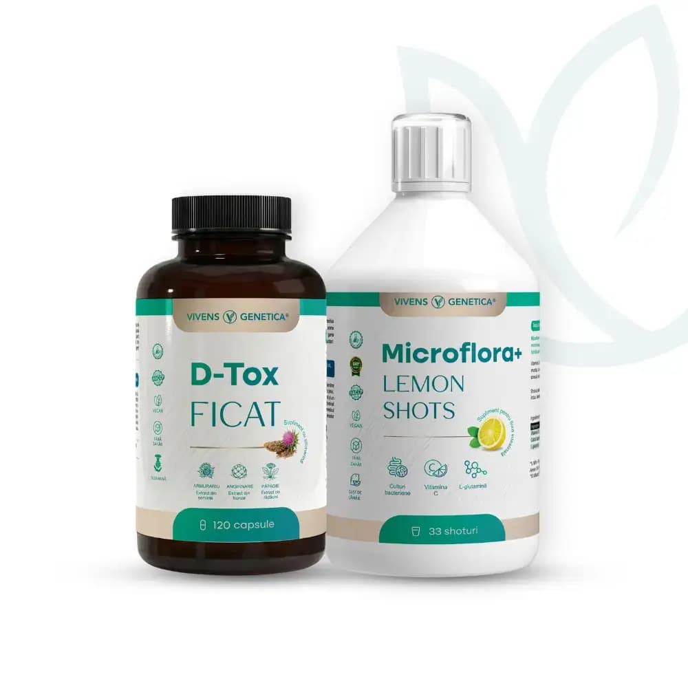 Pachet Confort Digestiv, Probiotice & Detox Ficat