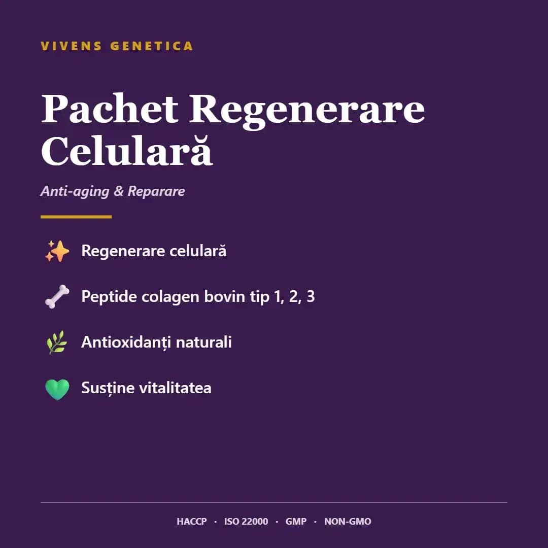 pachet regenerare celulară cu colagen, vitamine și chimen negru