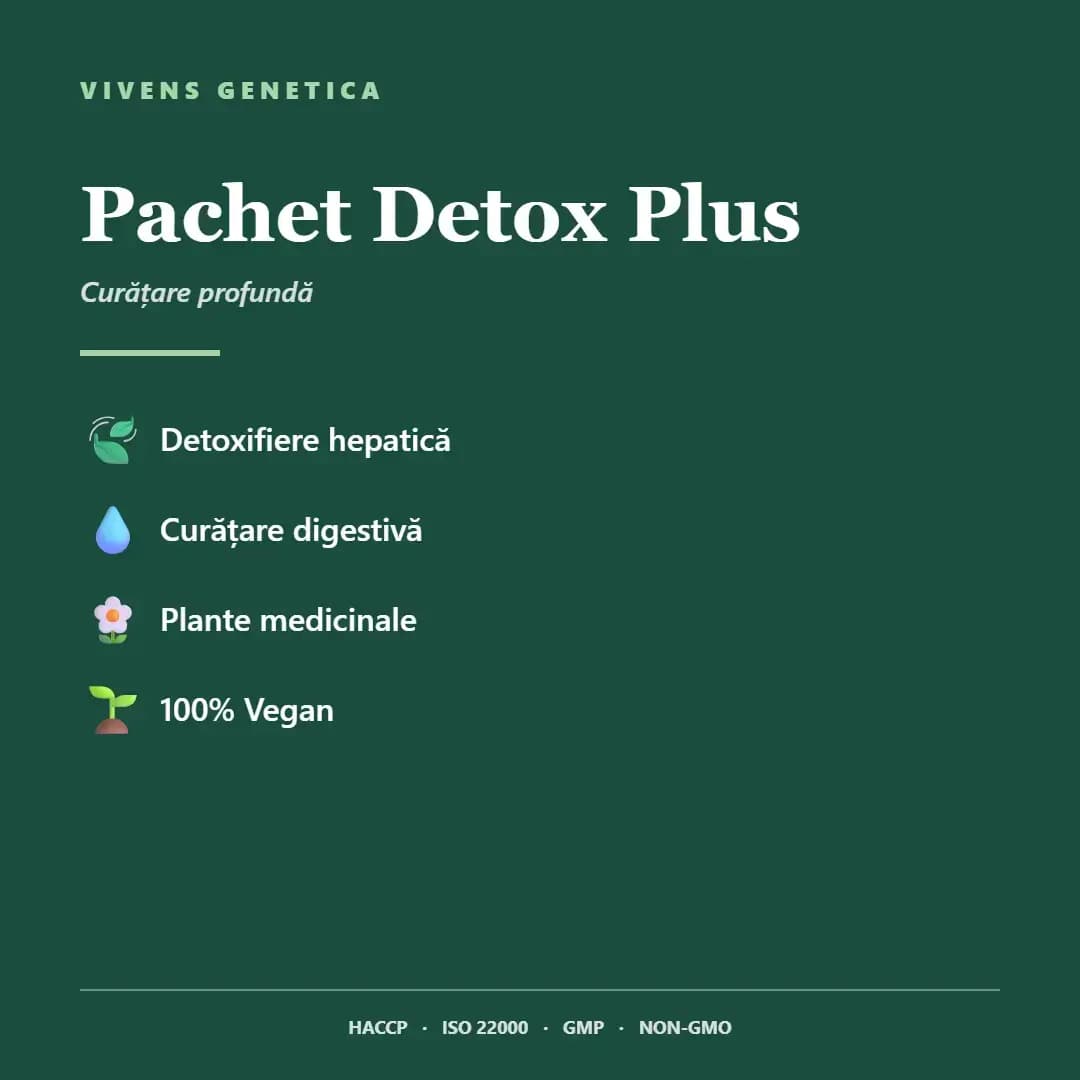 pachet detox plus cu silimarina, probiotice și chimen negru