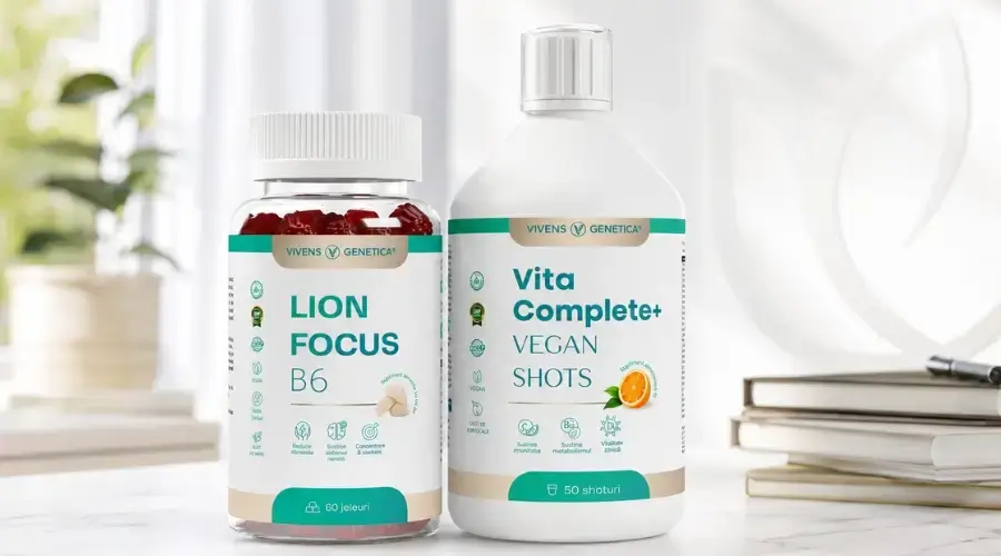 Suplimente Mâna Naturii pentru completarea alimentației: LionFocus B6 și Pachet Focus pentru concentrare