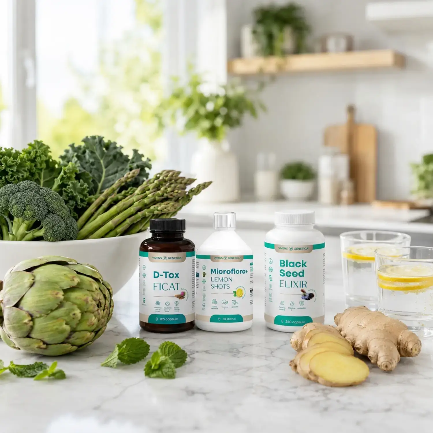 Pachet Detox Plus, Curățare Profundă Ficat & Sistem Digestiv