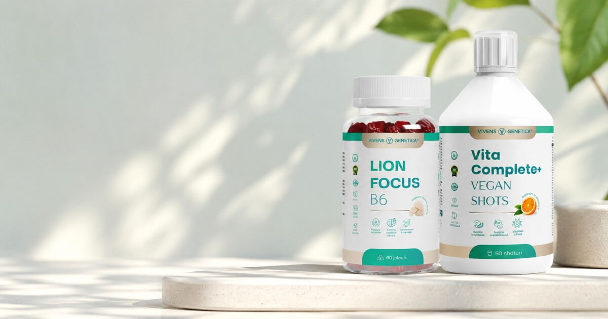 Produse Mâna Naturii pentru claritate mentală, LionFocus B6 și Pachet Focus pentru reducerea ceții mentale